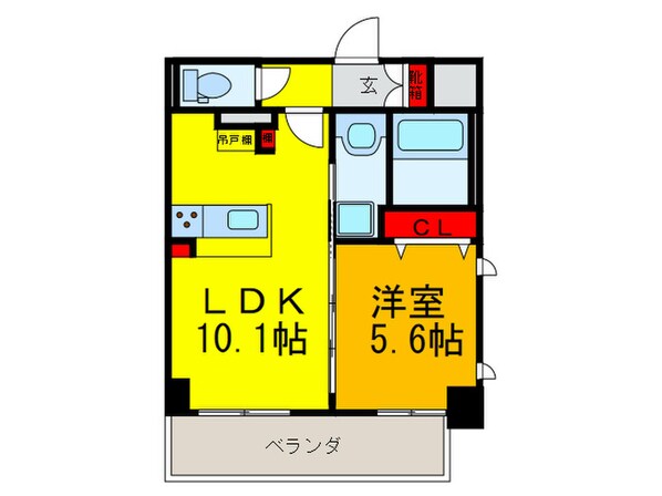 M′s arte上小阪の物件間取画像